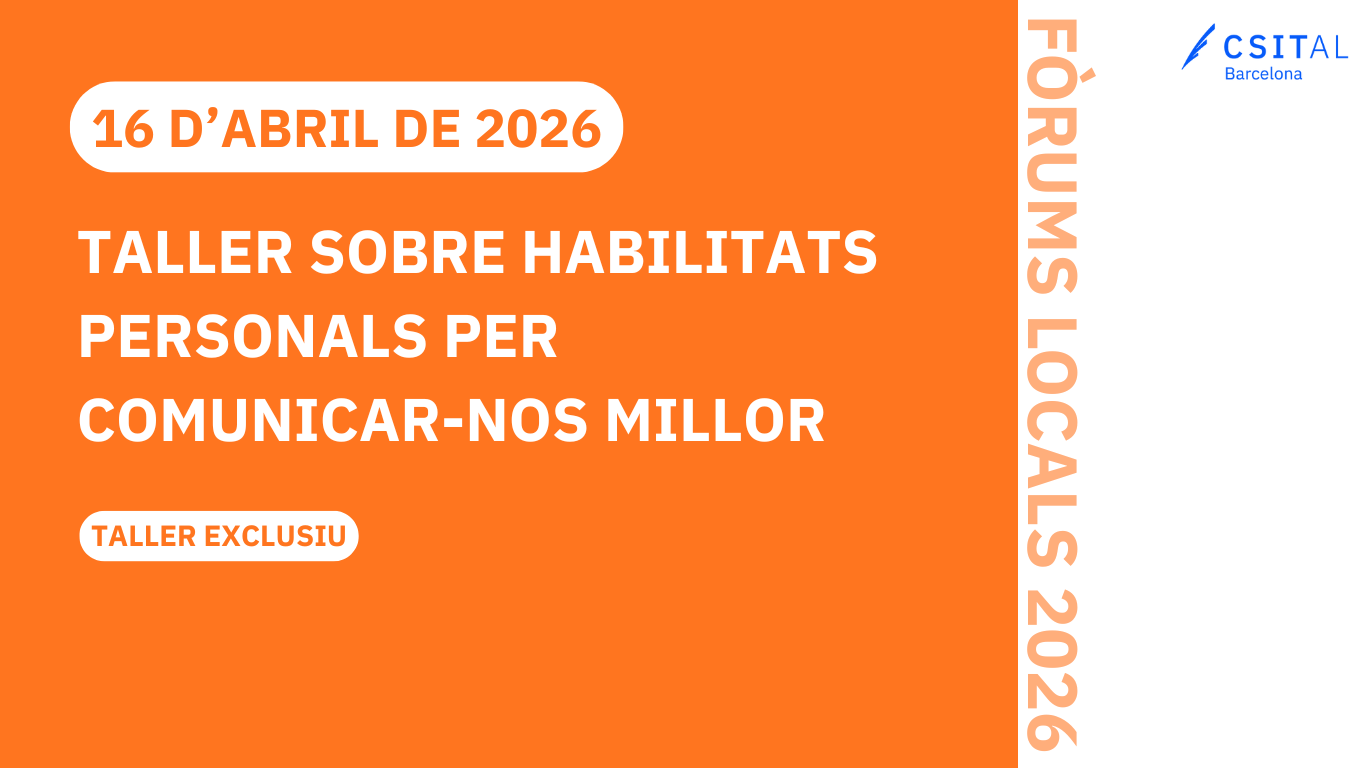 TALLER SOBRE HABILITATS PERSONALS PER COMUNICAR-NOS MILLOR